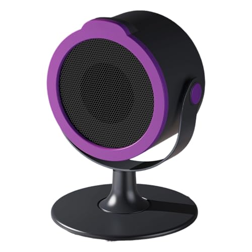 Mini calefactor portátil – pequeño calentador de mesa, dispositivo silencioso | Fuente de calor eficiente para dormitorio oficina escuela camping, ventilador calefactor interior compacto