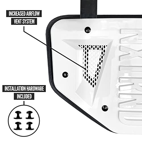 Nxtrnd Football Back Plate, Professional Football Backplates For Shoulder Pads (White, Adult) #TOP3