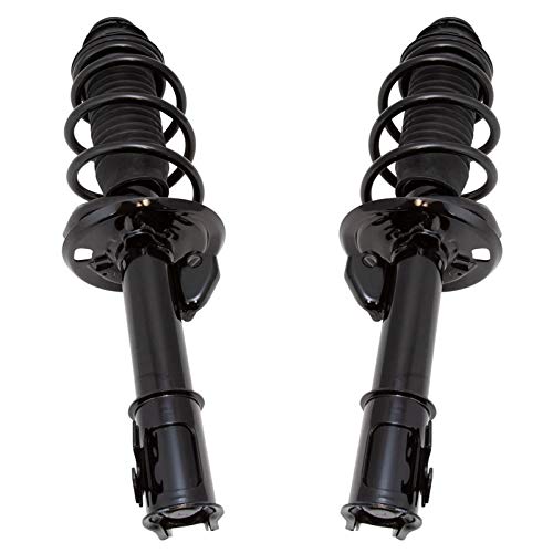 Image of TRQ Front Driver and Passenger Side Strut and Spring Assembly Set | For 12-15 Toyota Yaris