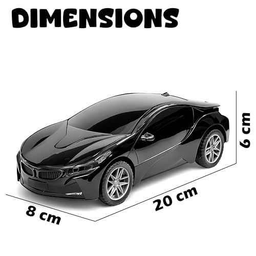 Image of VGRASSP Speedy Racing Remote Control Car Toy for Kids - Battery Operated Rechargeable RC Sports Car with 3D Lights - Indoor and Outdoor Play Gift - Color As Per Stock