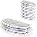 Tatzenglück Lot de 12 filtres à charbon actif de rechange, pour la fontaine à eau des animaux domestiques,également compatible avec Europet Bernina, EBI, Mango et Cascade