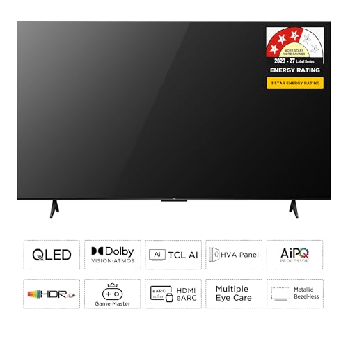 Image of TCL 165 cm (65 inches) 4K UHD Smart QLED Google TV 65T6D