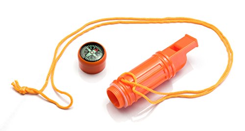 SE-5-in-1-Orange-Survival-Whistle-with-Compass-Signaling-Mirror-Lanyard-and-Fire-Starter-112dB-45-Inch-Length-Ideal-for-Hiking-Camping-Emergencies-2-Pack-CCH5