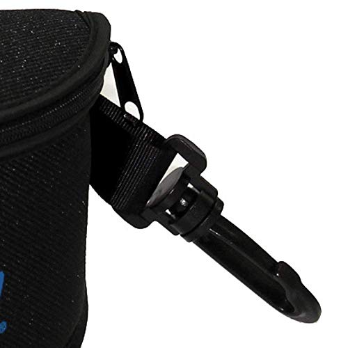 Sellstrom Nylon Safety Goggle Travel Case with Belt Loop Attachment, Black, S80245 - Thumbnail 2