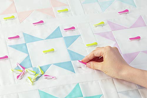 Clover Wonder Sewing Pins, Yellow And Pink #TOP4