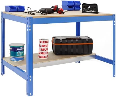 Simon Rack Mesa de Trabajo Taller, 910x610 mm, Capacidad Carga 40...