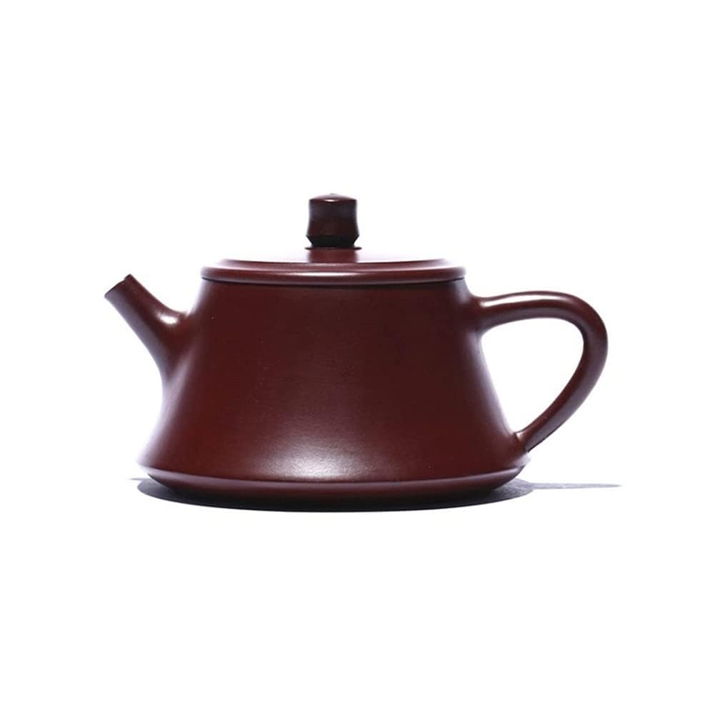 Set da tè Kungfu in Ceramica, teiere Viola da 180 ml, teiera con Cucchiaio Alto in Pietra, bollitore Beauty, teiere in Minerale Grezzo, Adatte per Picnic e Viaggi