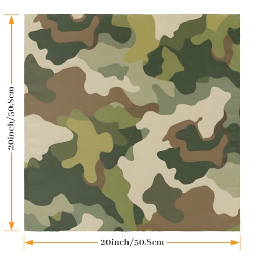 Servilletas de Tela Camuflaje Set 6 50.5x50.5 cm miniatura 2