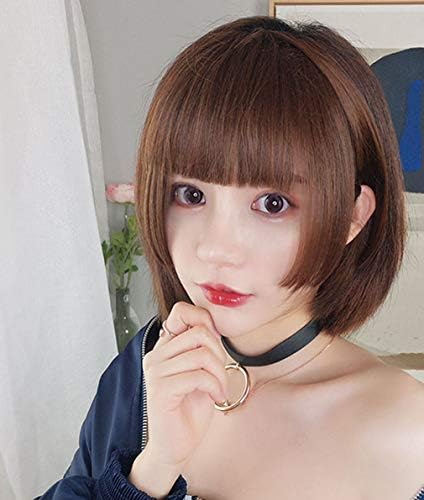 激安価格の ウィッグ ボブ ショート 姫カット フルウィッグ かつら 姫髪 レディーズ ストレート 自然 医療用 ハロウィン 小顔 原宿系 ぱっつん前髪 耐熱 ダークブラウン ウィッグ つけ毛 Indonesiadevelopmentforum Com