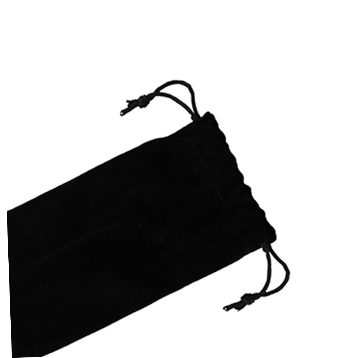 KICHOUSE 6pc Flannel Pouch Bag Stainless Steel Straw Storage Case for Lunch Box Silverware Portable Straw Carrying Case Reusable Straw Set Case