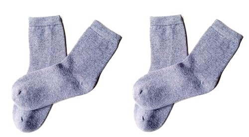 Image of Pure Cashmere Women Men Unisex Ankle Short Causal Thick Socks, Smooth Toes and Heel Sewed by Handwork