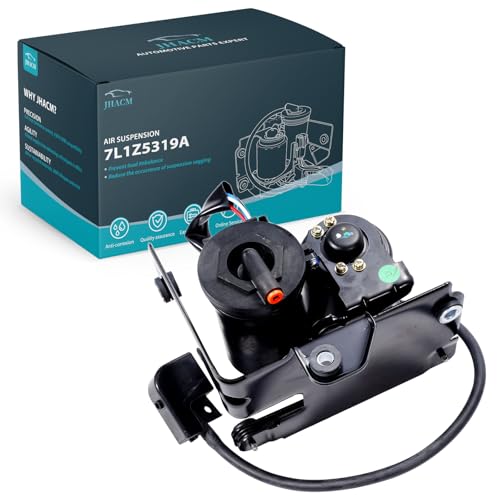 Image of 7L1Z5319A Air Suspension Compressor for Ford Expedition & Lincoln Navigator 2007-2018 - Includes Bracket and Dryer - Replaces OEM Part Numbers 7L1Z5319AE