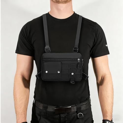Sac de poitrine Molle idéal pour le cyclisme et la pêche - 7