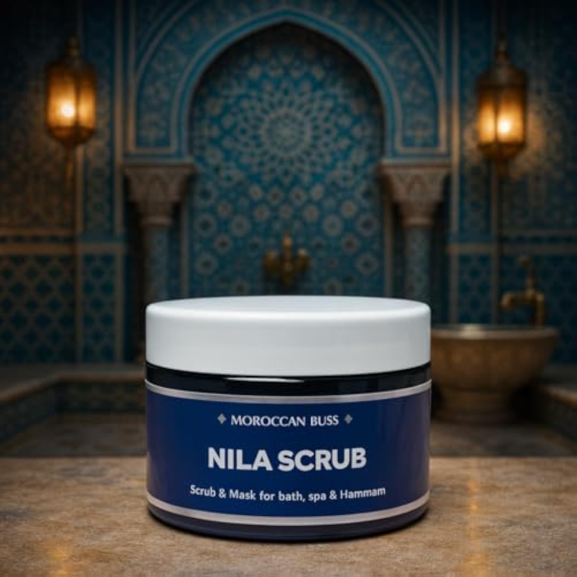Moroccan Nila Scrub for Glowing Skin, Brightening