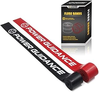 POWER GUIDANCE Floss Bands(2 Pack) - Compression Bands - Mobility & Recovery Bands - for Improving Movement, Warming Muscles , Increasing Circulation & Reducing Soreness