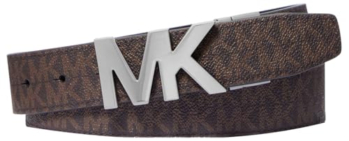 Michael Kors Men's 34mm Reversible MK Buckle Belt
