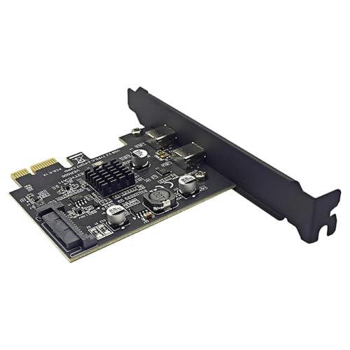 Tarjeta PCI E Dual Tipo C compatible con USB2 para transmisión rápida 6