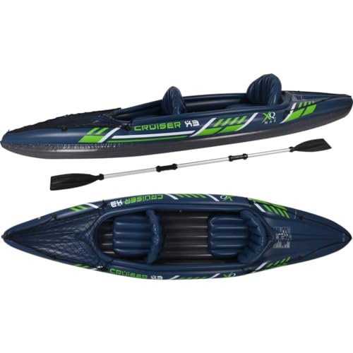 441945 XQ MAX Kayak Cruiser X3 Azul y Verde 342x76x32 cm