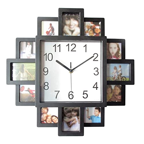 Horloge murale bricolage pour personnaliser un mur vide de salon moderne