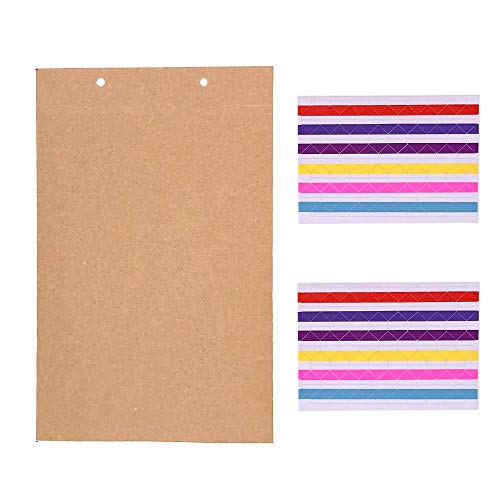ThxMadam Scrapbook Papiers 29x18.5CM, 20pcs Feuilles de Recharge Supplémentaires Livre Photo Vide pour DIY Album Photo 29.5x19CM, pour l'album 'Our Adventure Book' Cover