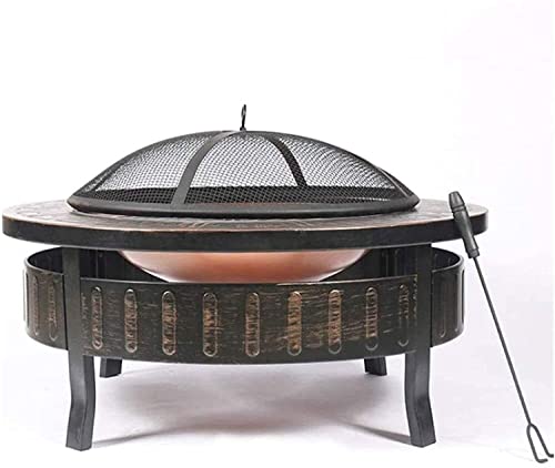 RUHEN Parrilla de Barbacoa para Exteriores, fogatas para Exteriores, leña para Exteriores, calefacción de carbón para el hogar, brasero, Mesa de Exterior, Parrilla, Estufa, Interior, Multiusos