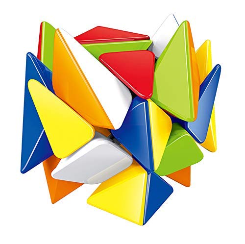 AGAMI Combo of Stickerless 3x3 Axis Cube & 3x3 Barrel High Speed