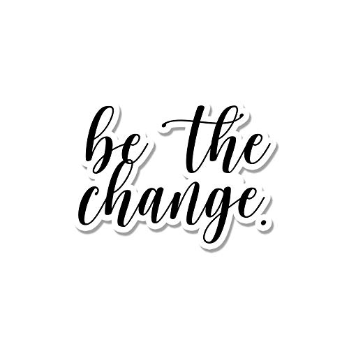 Bargain Max Decals Be The Change Window Laptop Car Sticker 4