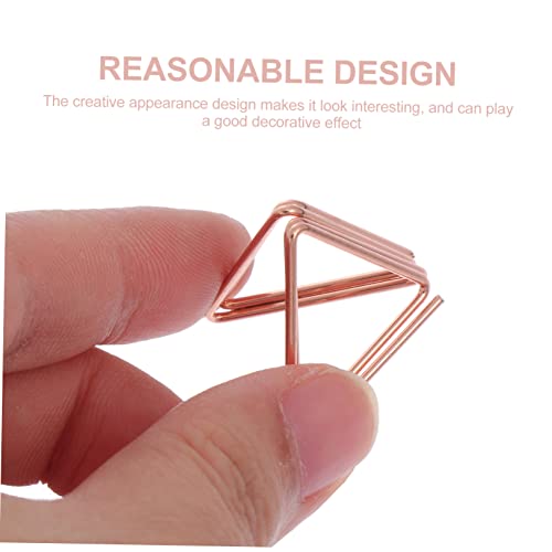 TOGEVAL 25 Pçs Suporte De Memorando Triangular Suporte De Receita Suporte De Clipe De Memorando Supo