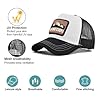 Tiakay Trucker Cap Embroidered Baseball Hat - Unisex Mesh Back Sun Hat for Casual, Outdoor & Hip Hop Sport Wear (Black & White) #1