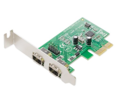 Carte contrôleur Firewire PCIe SY-PEX30014 double port pour ordinateur SFF