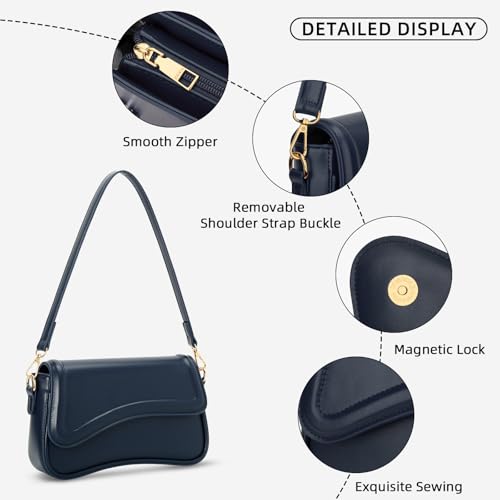 Image of KKXIU Shoulder Bag for Women Small Clutch Purses Cute Hobo Handbag Trendy Underarm Bag