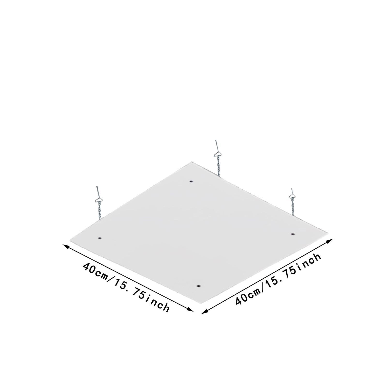 Generic Deflettore Antivento per Bocchette di Uscita Dell'aria per Impianti di Climatizzazione Centralizzati, Impedisce Le Correnti D'aria Dirette in, 40cm X 40cm
