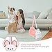 Mini Broom with Dustpan Little Housekeeping Helper Kitchen Sweeping for Broom 1 Set Pink