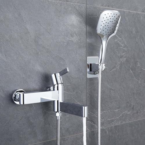 Mitigeur de baignoire avec douchette 3 modes pour des moments relax