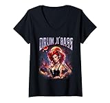 Photo Gallery donna drum n bass satana girl uptempo trance techno goa festival maglietta con collo a v Photo Gallery donna drum n bass satana girl uptempo trance techno goa festival maglietta con collo a v