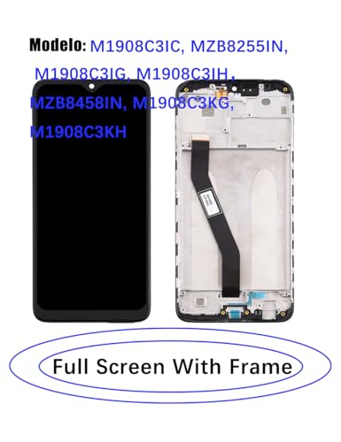 Écran cassé Xiaomi Redmi 8 / 8a ? Kit de réparation LCD avec cadre noir M1810F6LG - 2