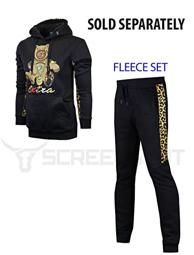 SCREENSHOTBRAND Mens Hip Hop Premium Slim Fit Track Pants - Athletic Jogger Bottom with Side Taping4