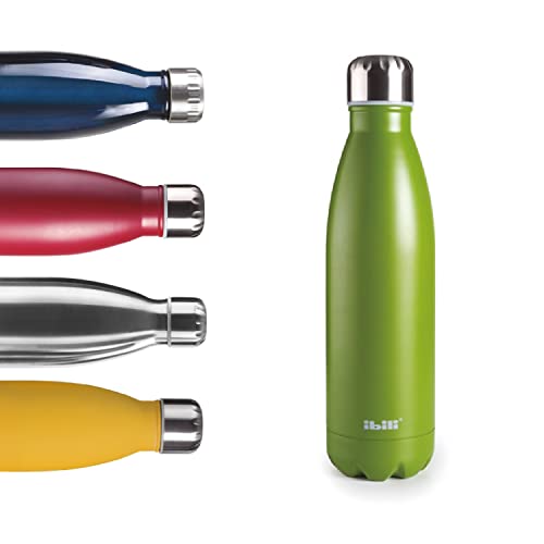 Ibili Borraccia Termica A Doppia Parete Tropic 350 Ml, Acciaio Inox 18/10, Doppia Parete, Riutilizzabile