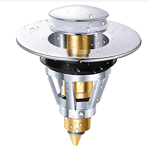 Tapón Desagüe Tapón Lavabo Tapón Universal bedee Pop-Up Lavabo Filtro Drenaje Emergente para Cocina