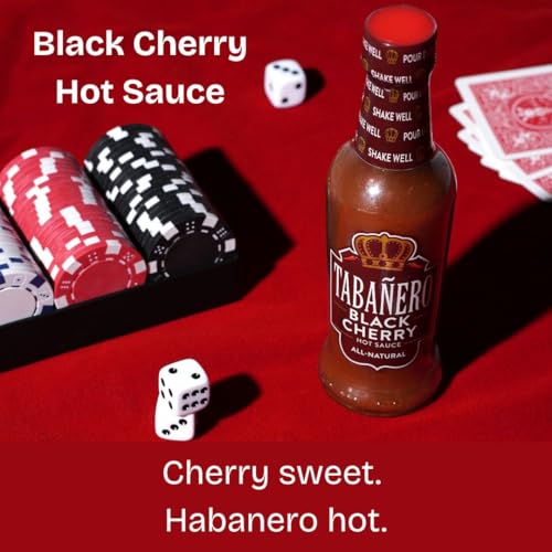 Image of Tabanero Hot Sauce, Gourmet Habanero Sauce Gift, 5 oz Small Glass Bottle