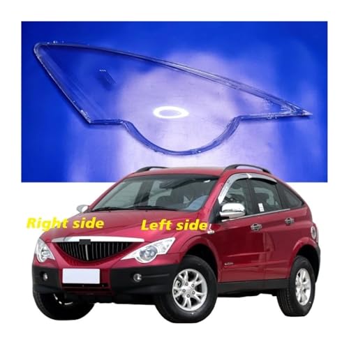 Coque de lampe en verre transparent et boîtier de phare gauche Ssangyong Actyon 2006-2011 - 2