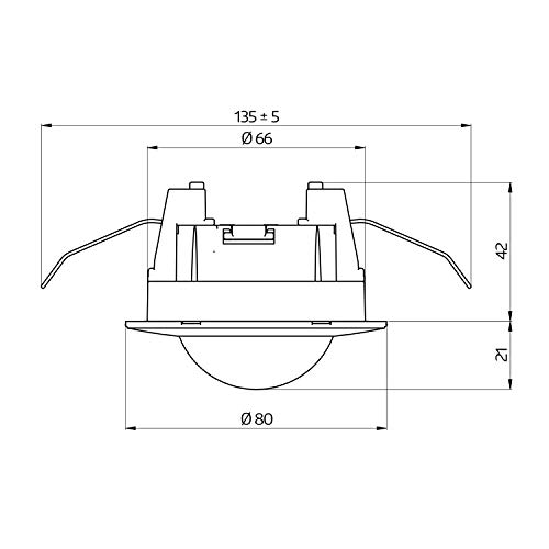 Détecteur de mouvement pour plafond BL2-FT zone 360 blanc 8cm réf 93317 - 3