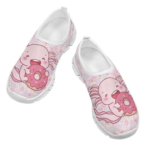 Axolotl Shoes for Girls with Slip-on Design, Lightweight Anti-Slip, Breathable, for School Camping Outing3