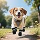 4 PCS Hundeschuhe Sommer, Hundeschuhe Pfotenschutz, Pfotenschutz für Hunde, Ausgestattet mit Reflektierendem Band, Geeignet für Den Lnnen- und Außenbereich, Atmungsaktiv und Verschleißfest/Schwarz 6
