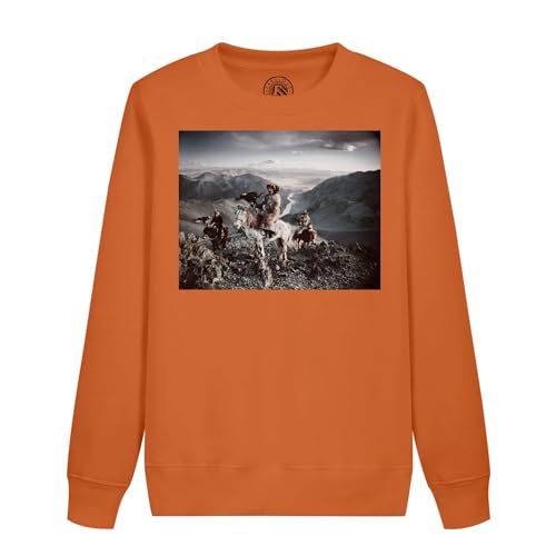 Sweatshirt enfant photo exceptionnelle de mongolie cadeau original pour anniversaire
