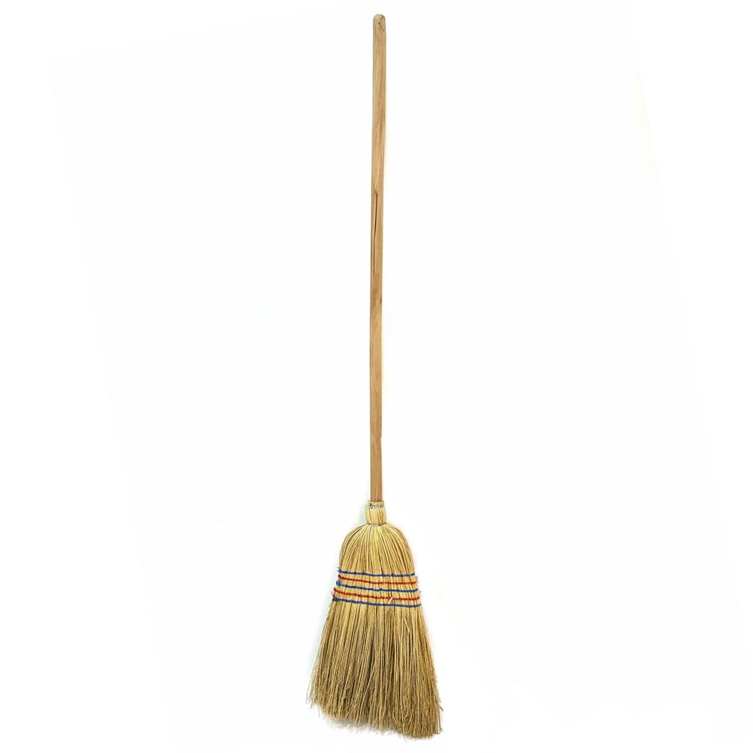 Escoba de Mijo Natural 135 Cm | Limpieza Sostenible y Eficaz | Ideal para Interior y Exterior | Nortene