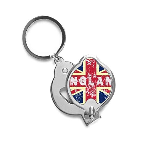 Coupe-ongles Union Jack avec motif drapeau du Royaume-Uni en acier inoxydable durable