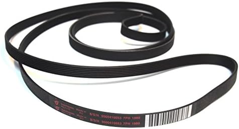 Hutchinson 7PH Tumble Dryer Drive Belt, 1980mm, Chained Belt, 2 Years EU Spare Part Availability