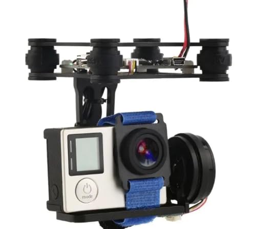 �u���V���X�t���[�����[�^�[ BGC2.0 �R���g���[���[�ASJ4000 �J����/FPV/RTF DIY �h���[���ƌ݊�������(2-Axis Gimbal black)