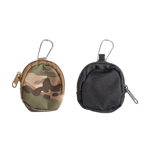 GroveEss 2 PCS Pet Treat Bag,Hands-Free Training Dog Treat Pouch with Clip Includes Carabiner,Portable Small Dog Treat Bag for Training Outdoor Walking Travel